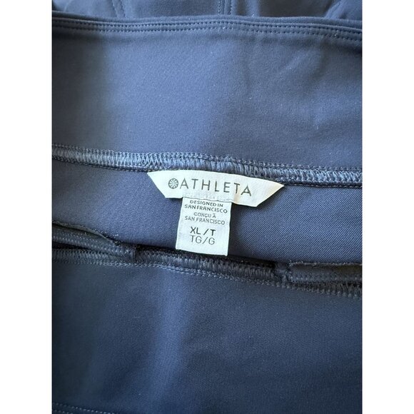 Athleta Women's Navy Blue Delancey Skyline Ankle Flare Pant Size Extra large - Picture 8 of 10